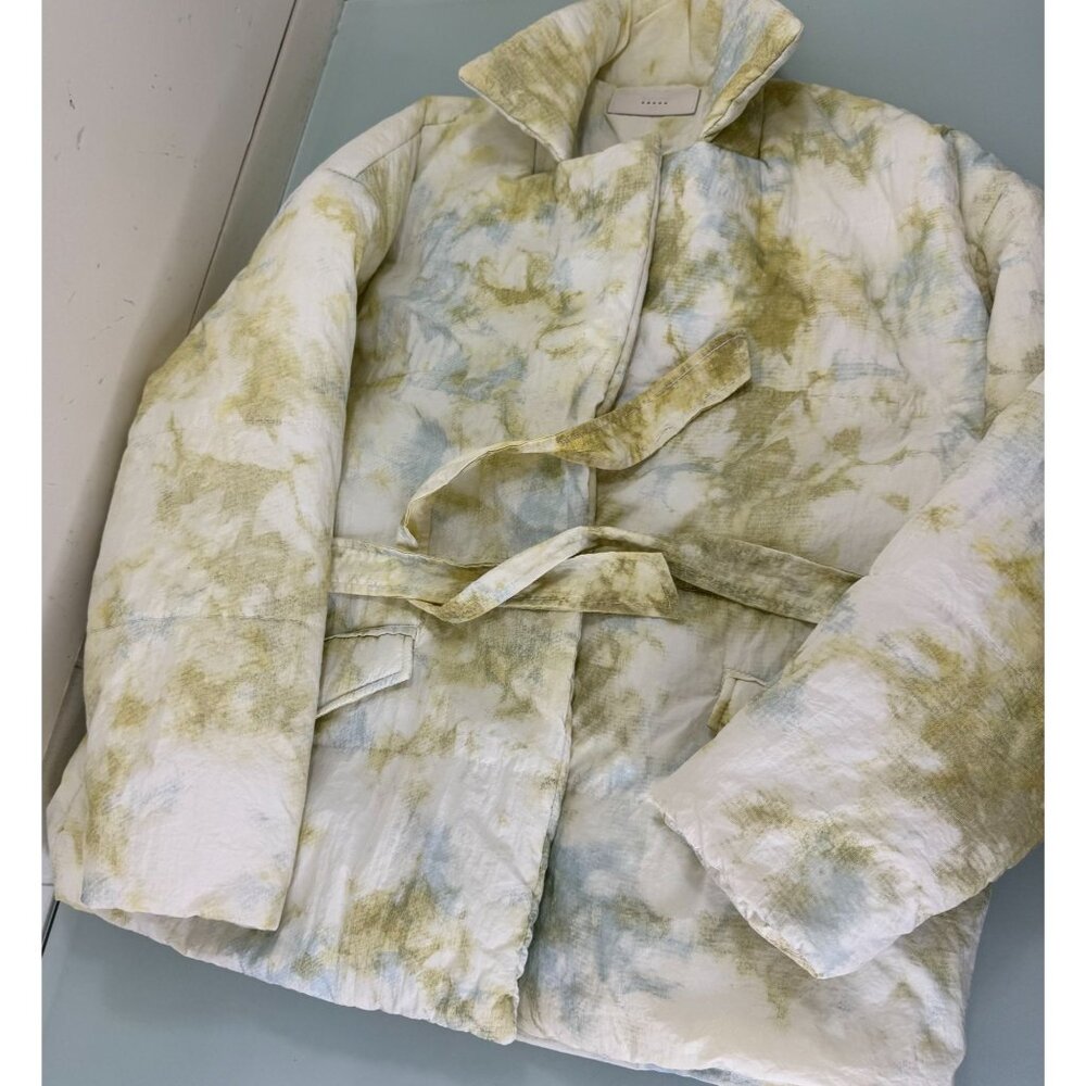 Blank NYC Waist Wrap Jacket Womens Medium M Revolve Tie Dye Oversized